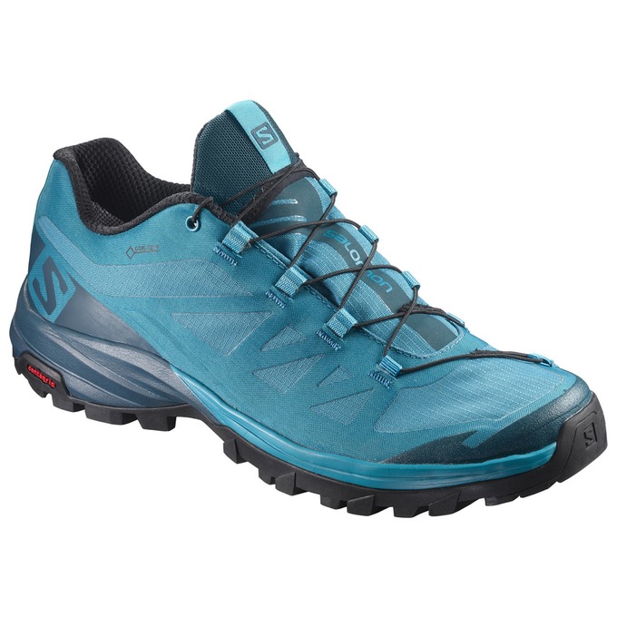 Zapatillas Trekking Salomon Mujer Azules / Azul Marino - Salomon Argentina OUTPATH GTX® W ,314920-KI